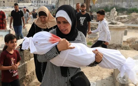 غزة: 7 شهداء بينهم طفلان جراء العدوان المستمر